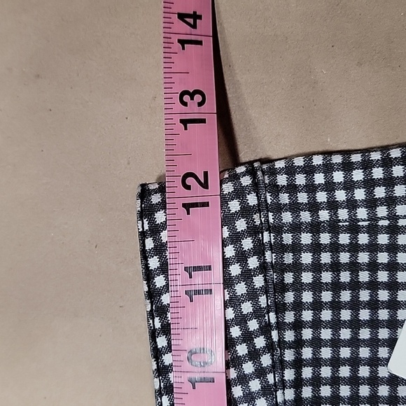 Bershka Size 4 Black and White Plaid Bubble / Balloon Mini Skirt NEW w/Tags! - Picture 6 of 11